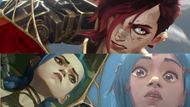 Vi and Powder/Jinx (Image via. @arcaneshow / instagram)